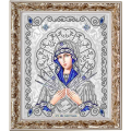 Рисунок на ткани бисером БЛАГОВЕСТ "Пресвятая Богородица Семистрельная в жемчуге" 